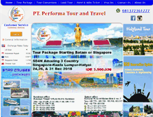 Tablet Screenshot of performaholiday.com